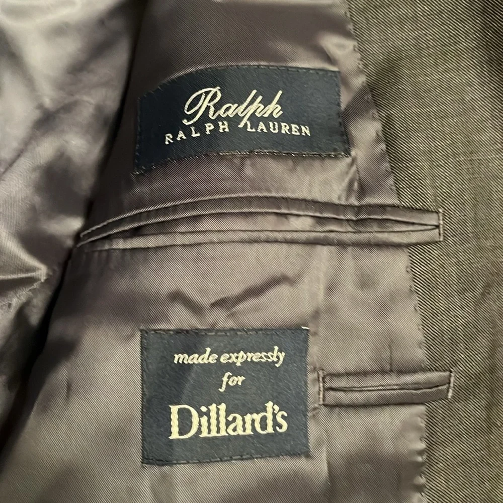 Ralph Ralph Lauren Suit Jacket Sports Coat Blazer Wool Size 42 42R